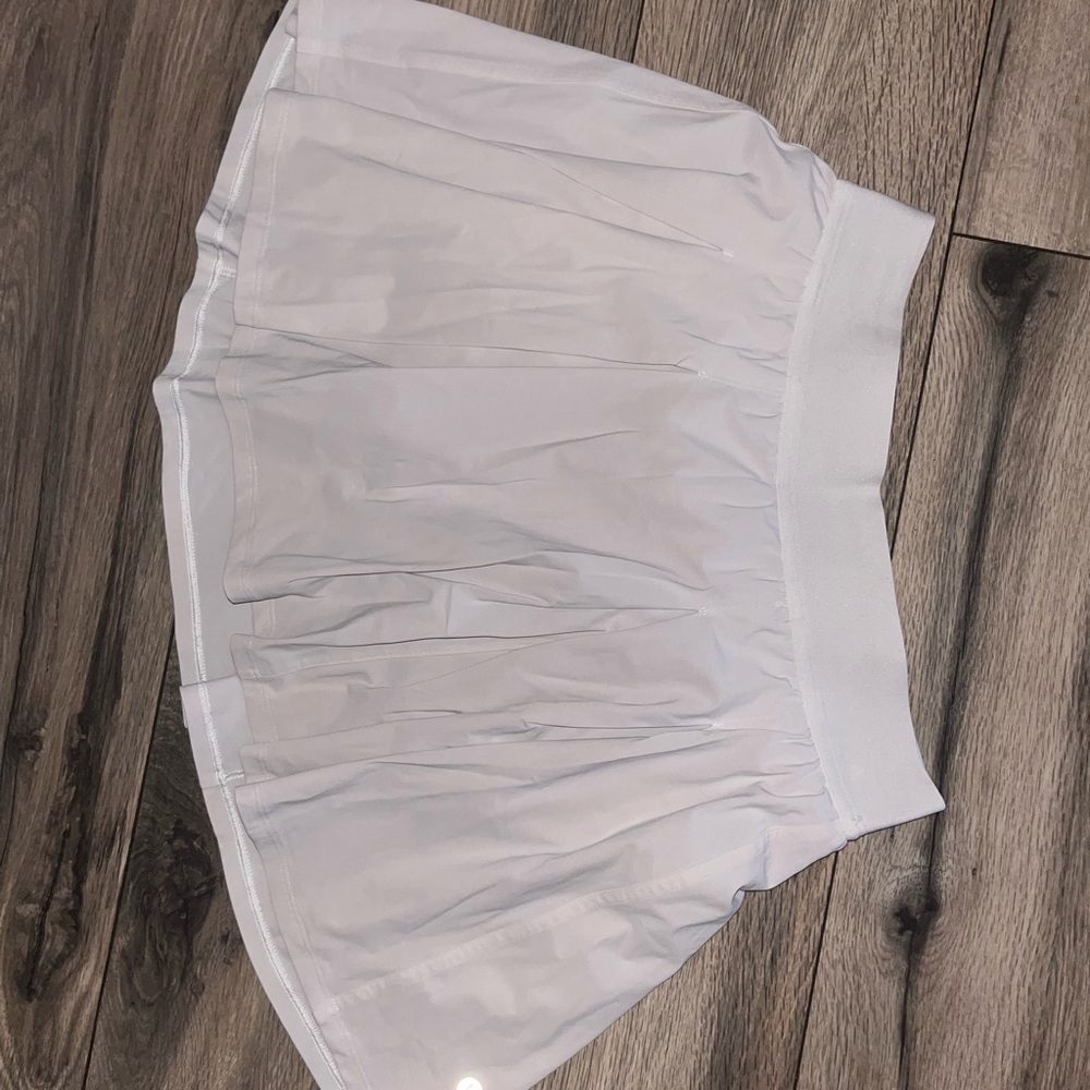 White Athletic Skirt